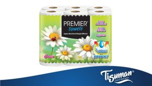 Kitchen Towel/Premier/Gulungan Dapur/Kitchen Roll/Tuala Dapur/Tissue/2 Ply (6 Rolls)