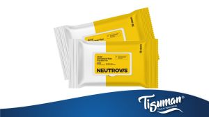 Sanitizing Wipes/Neutrovis/Tisu Sanitasi/Tisu basah/Alcohol Anti-Bacterial/Wet Tissue/Tissue Paper (1 Packet x 50 Sheets)