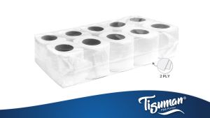 Toilet Roll/Gulung Tisu Tandas/2 Ply Tissue Paper/Virgin Pulp (10 Rolls)